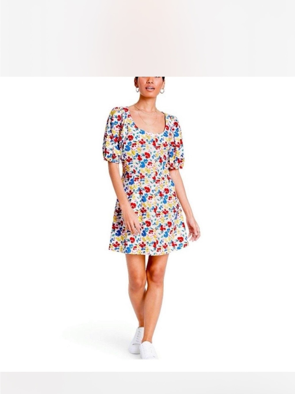 RIXO x Target Floral Short Sleeve Button Up Dress size 6